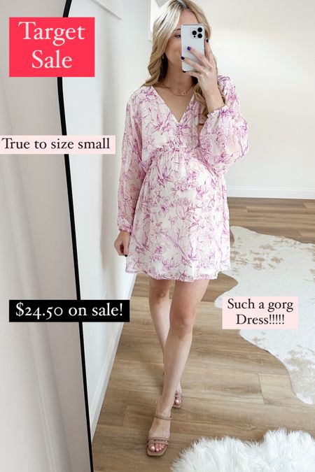 Target sale. Summer dress. Target circle week sale. Wearing small. Date night dress  

#LTKfindsunder50 #LTKsalealert #LTKxTarget