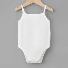 Baby Solid Cami Bodysuit | SHEIN