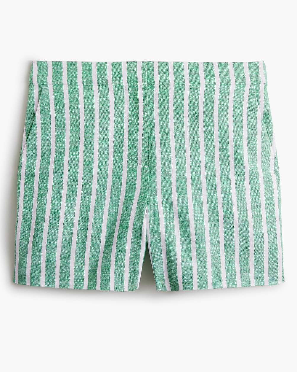 Linen-blend elastic-back short | J.Crew Factory