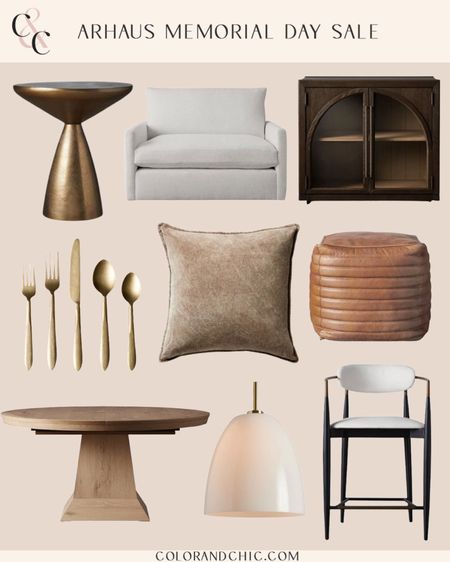 Arhaus Memorial Day sale with multiple pieces discounted! Including my mom’s bar stools, our pillow, leather pouf and more! 

#LTKStyleTip #LTKSaleAlert #LTKHome