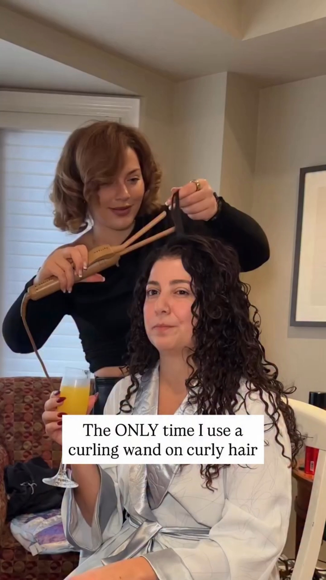 The ONLY time I’ll use a curling wand on curly hair… is your wedding day 💍

And even then? Just for a few strategic touch-ups. Tread lightly—less is more.

If you’re in the market for a great iron, this one has interchangeable barrels for multi-dimensional, multi-pattern curls that actually look like they’re growing from your scalp. PRO-TIP: alternate directions mid-curl, and switch the technique every section for the most organic look. LMK if you want a tutorial!

Comment WEDDING and I’ll send you the link 🔗

But brides—your natural curls are already enough. The real goal isn’t “fixing” your hair, it’s preparing it months in advance so it thrives on the big day.

If your wedding is coming up, your healthy hair journey starts NOW.

Should I drop a bridal curl prep series? 👀 #curlybride #weddingseason