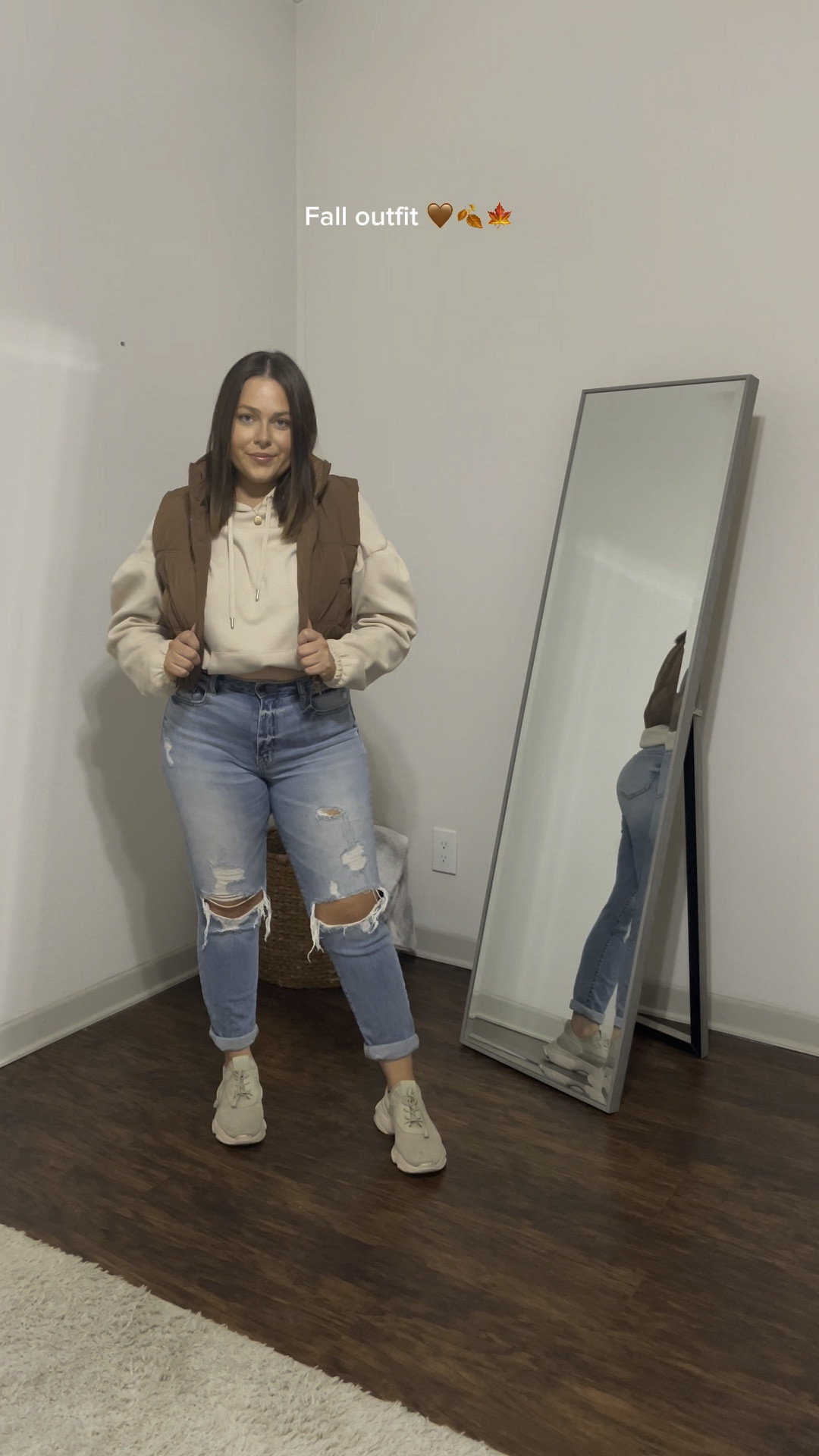 Puffer vest - S - H&M
Hoodie - Primark 
Jeans - Windsor store 
Shoes - TJMaxx - 

#LTKstyletip #LTKmidsize #LTKfindsunder100