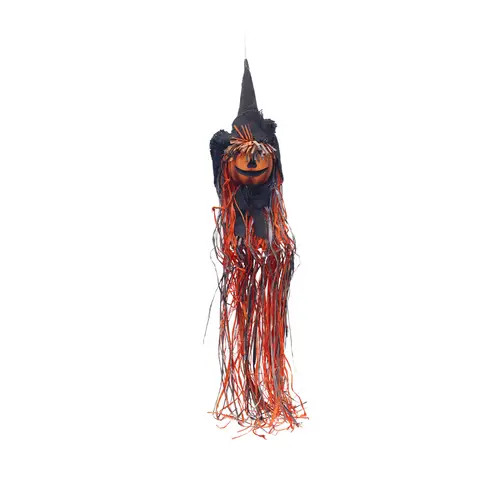 Gallerie II Hanging Halloween Witch Jack O' Lantern Head Indoor Figurine in Orange at Nordstrom | Nordstrom