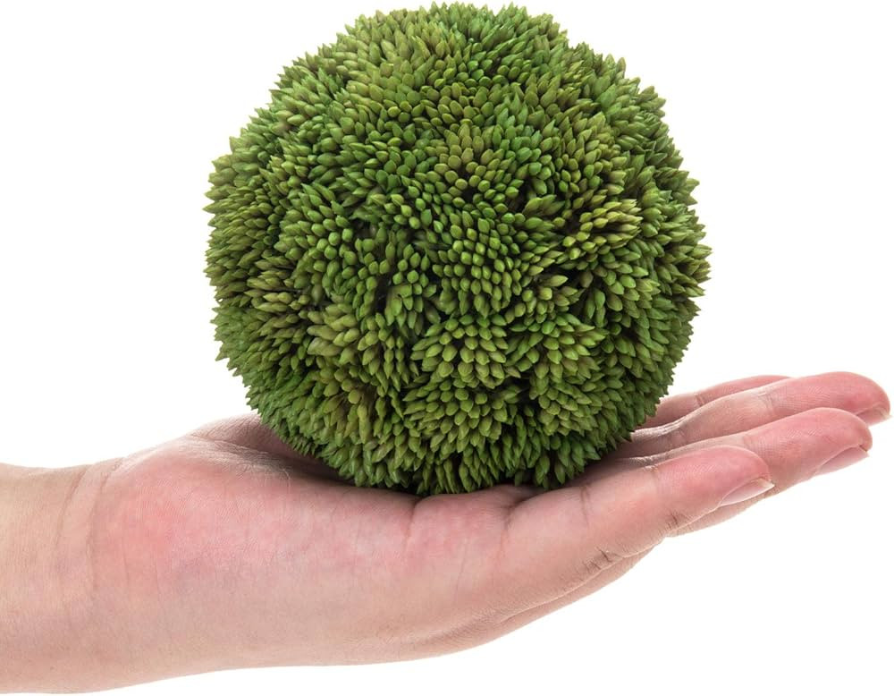 MyGift 4 Inch Decorative Boxwood Balls Topiary, Lifelike Artificial Foliage Greenery Faux Bowl Fi... | Amazon (US)
