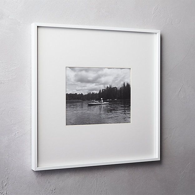 gallery white 8x10 picture frame | CB2