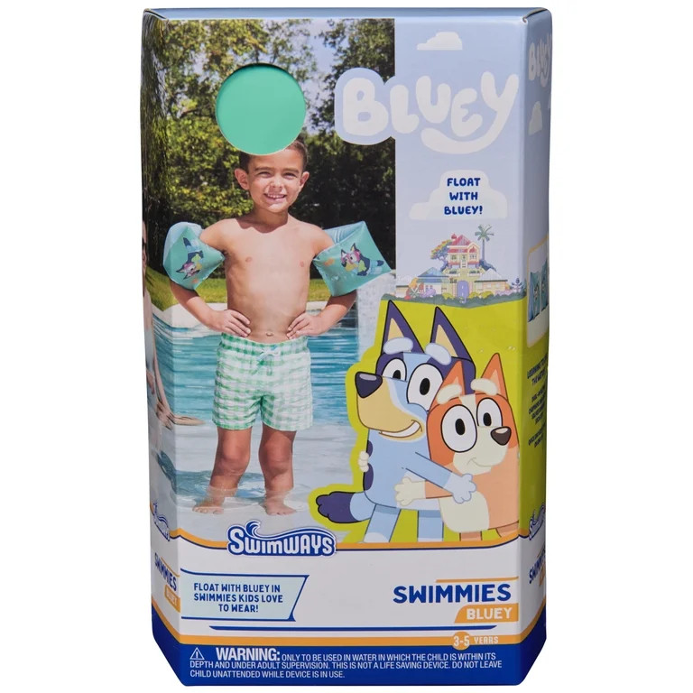 SwimWays Bluey Swimmies (Unisex), Arm Floaties for Kids Age 3-5 | Walmart (US)