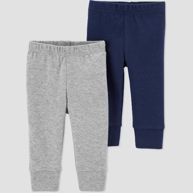 Carter's Just One You®️ Baby Boys' 2pk Pants - Gray/Blue | Target