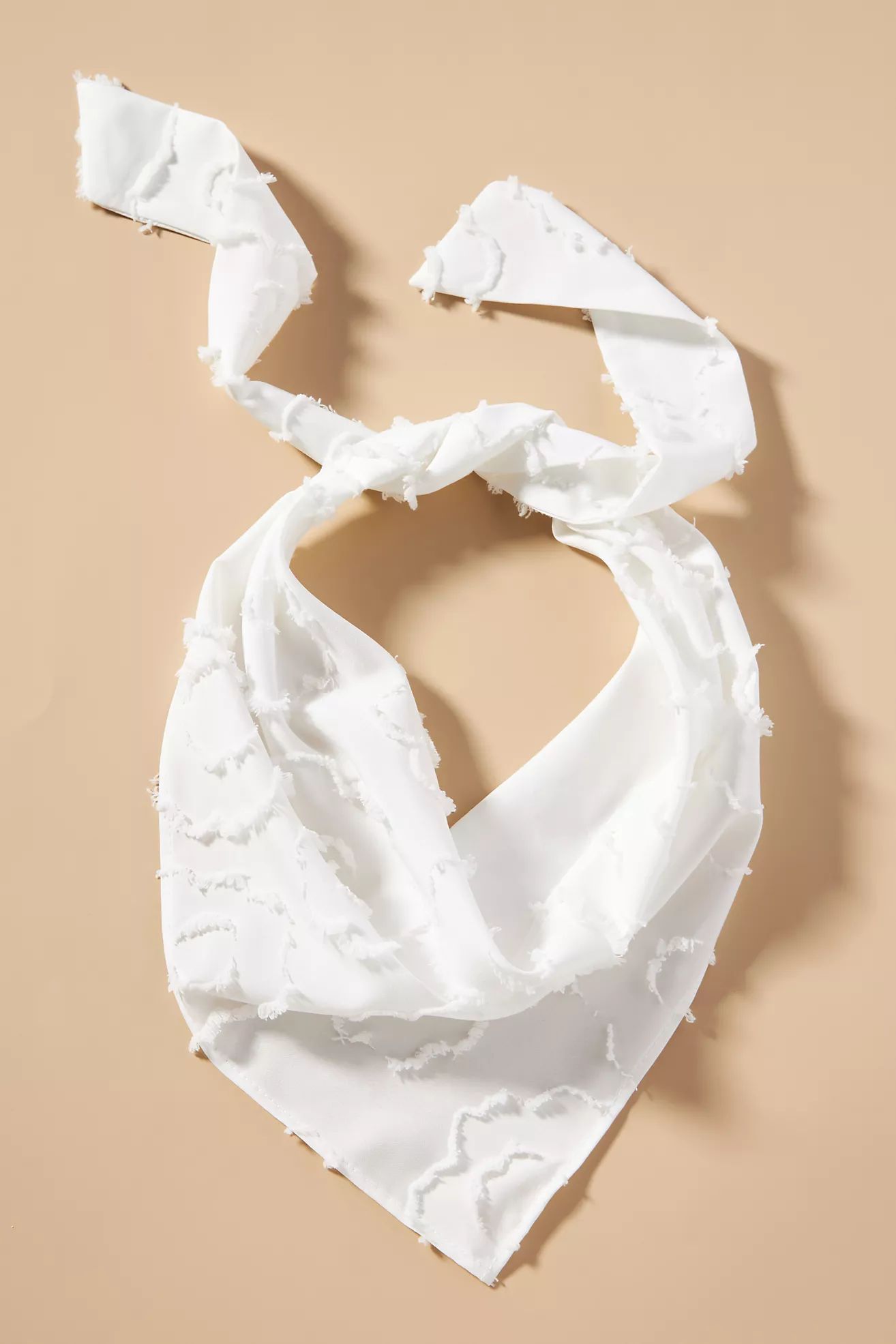 Frilled Floral Hair Scarf | Anthropologie (US)
