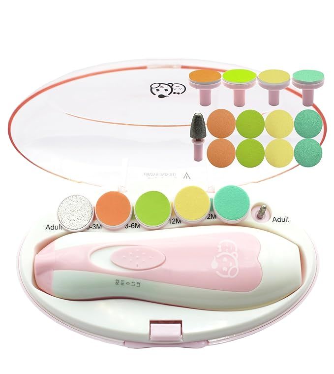 Baby Nail Clippers 20 in 1 by Royal Angels | Safe Electric Baby Nail Trimmer, Baby Nail File Kit,... | Amazon (US)