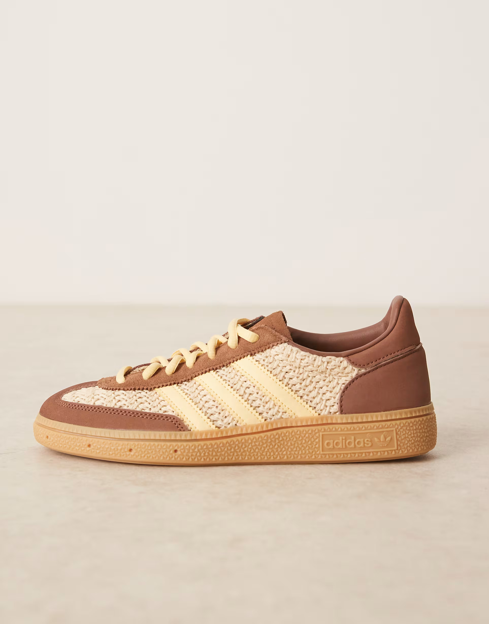 adidas Originals Handball Spezial trainers in brown and yellow with gum sole | ASOS (Global)