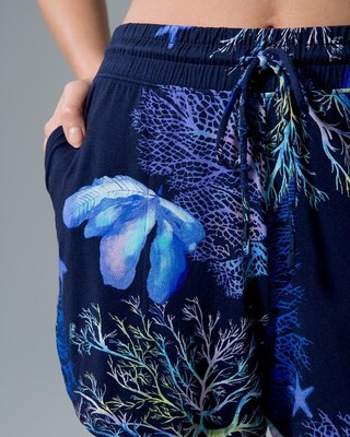 Curved Hem Pajama Shorts | SOMA