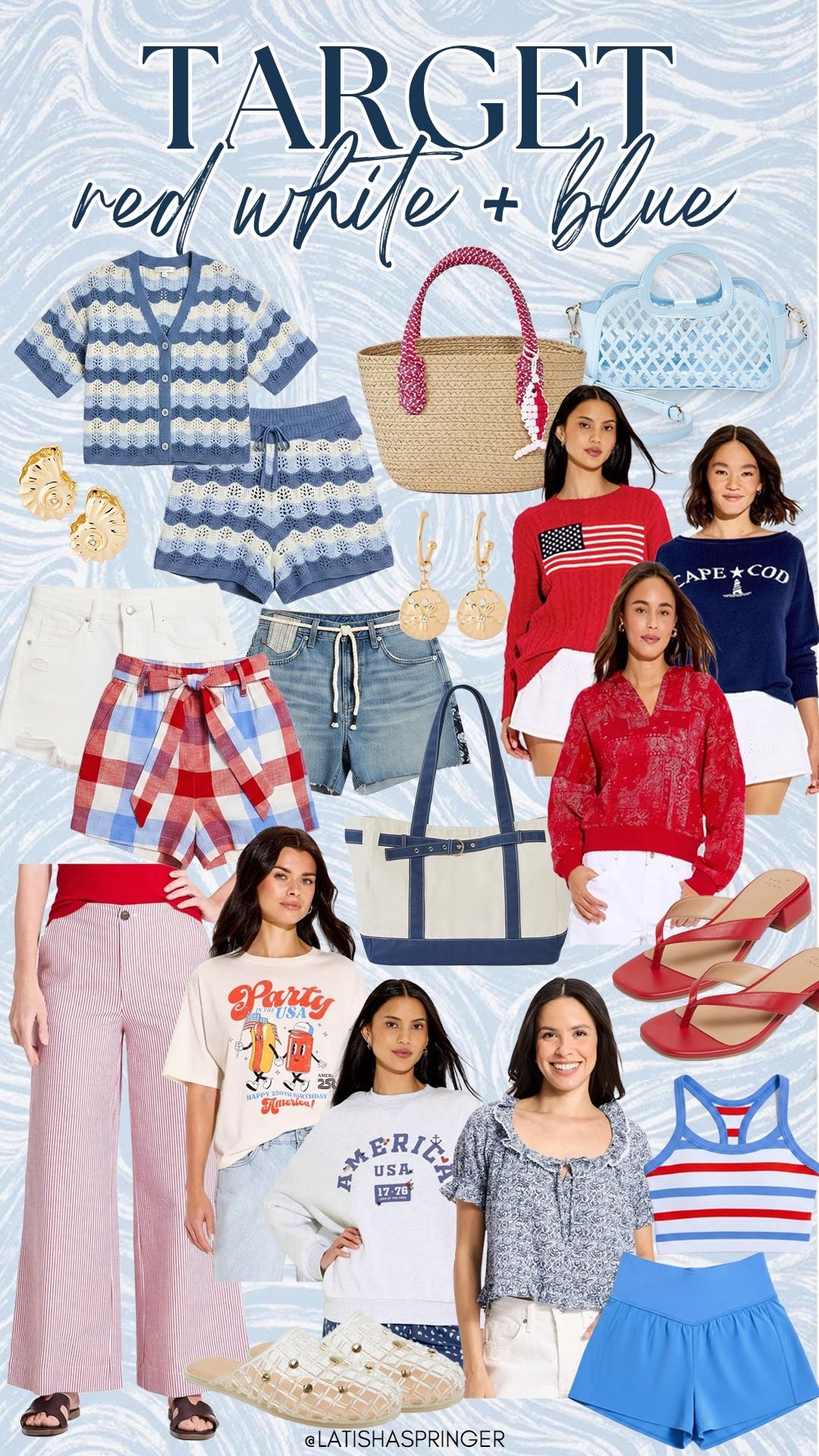 Red white and blue style at Target!

#targetfinds

Target finds. Target fashion. Target new arrivals. Target red white and blue style. Target MDW style. Target graphic tee. Target flag sweater. Target boatkin. MDW outfit idea. 4th of July outfit idea  

#LTKootd #LTKSeasonal #LTKgrwm