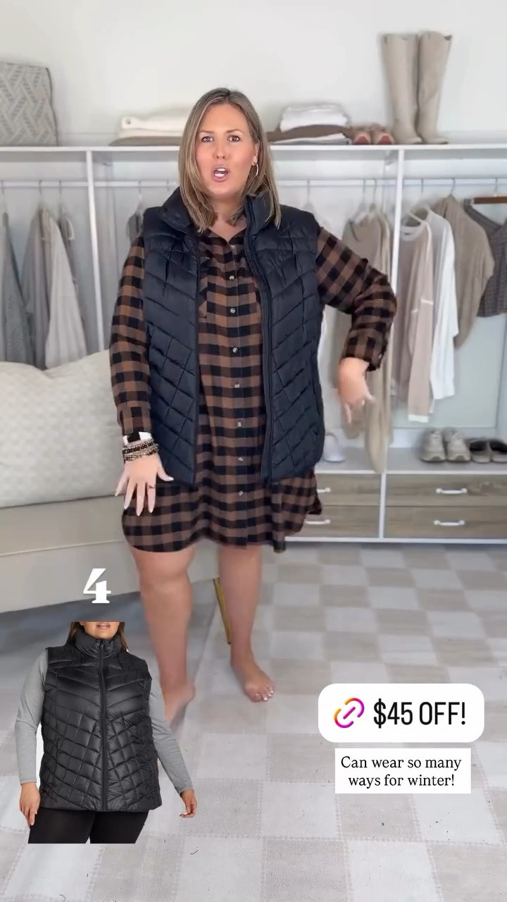 Wearing a 2X in both! Can wear so many ways for winter!

Plus size fashion, winter outfit ideas, puffer vest, fall fashion, chic style, trendy fashionn

#LTKOver40 #LTKMidsize #LTKPlusSize
