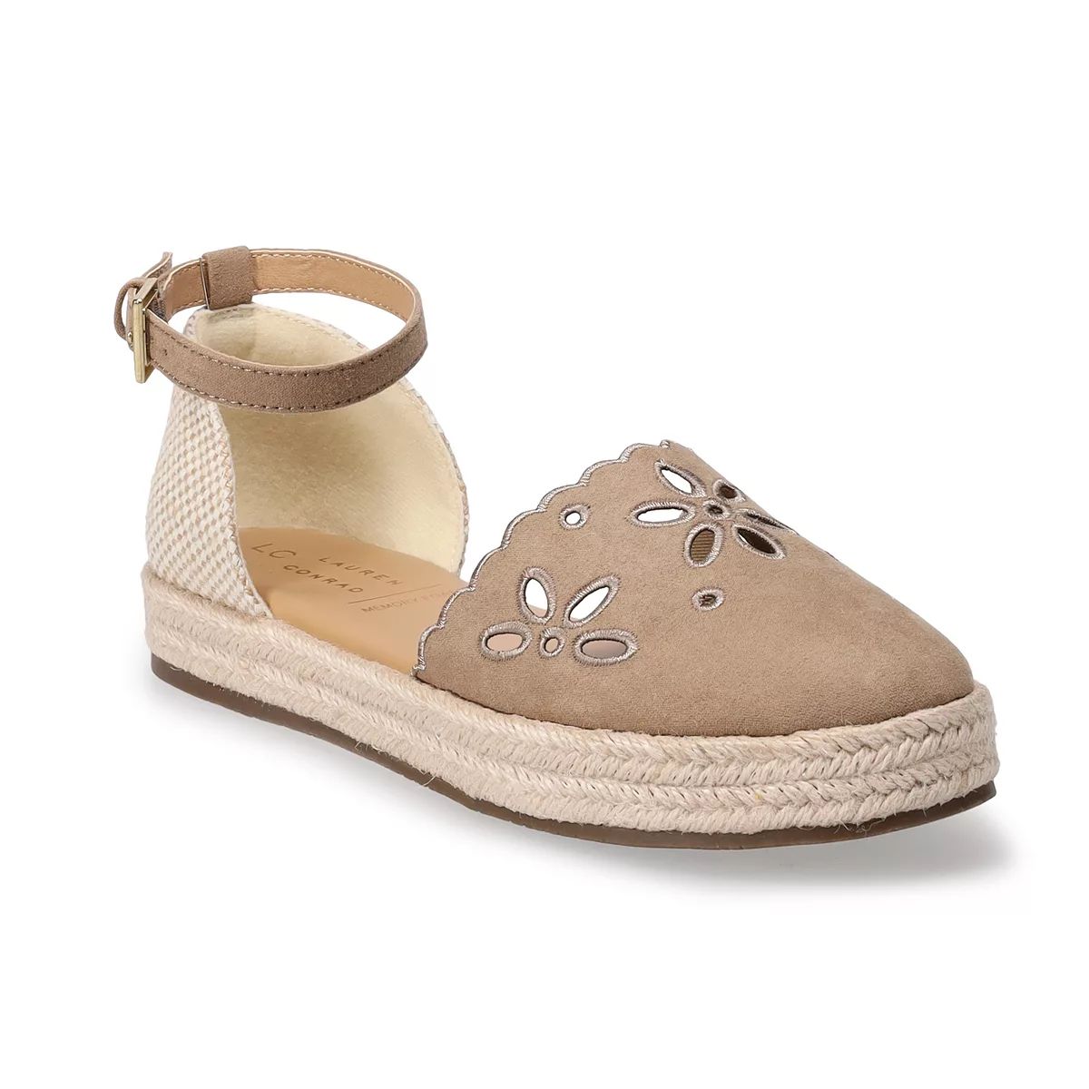 LC Lauren Conrad Cintaly Women's Espadrille Flatform Sandals | Kohl's