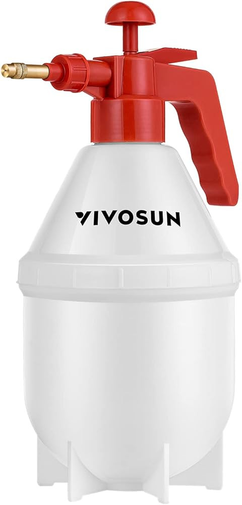 VIVOSUN 0.4 Gallon Handheld Garden Pump Sprayer, 50 oz Gallon Lawn & Garden Pressure Water Spray ... | Amazon (US)