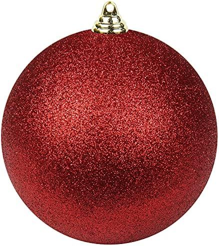 Christmas Ornaments Balls 7.1" Large Christmas Decorations Xmas Tree Shatterproof Big Red Christm... | Amazon (US)