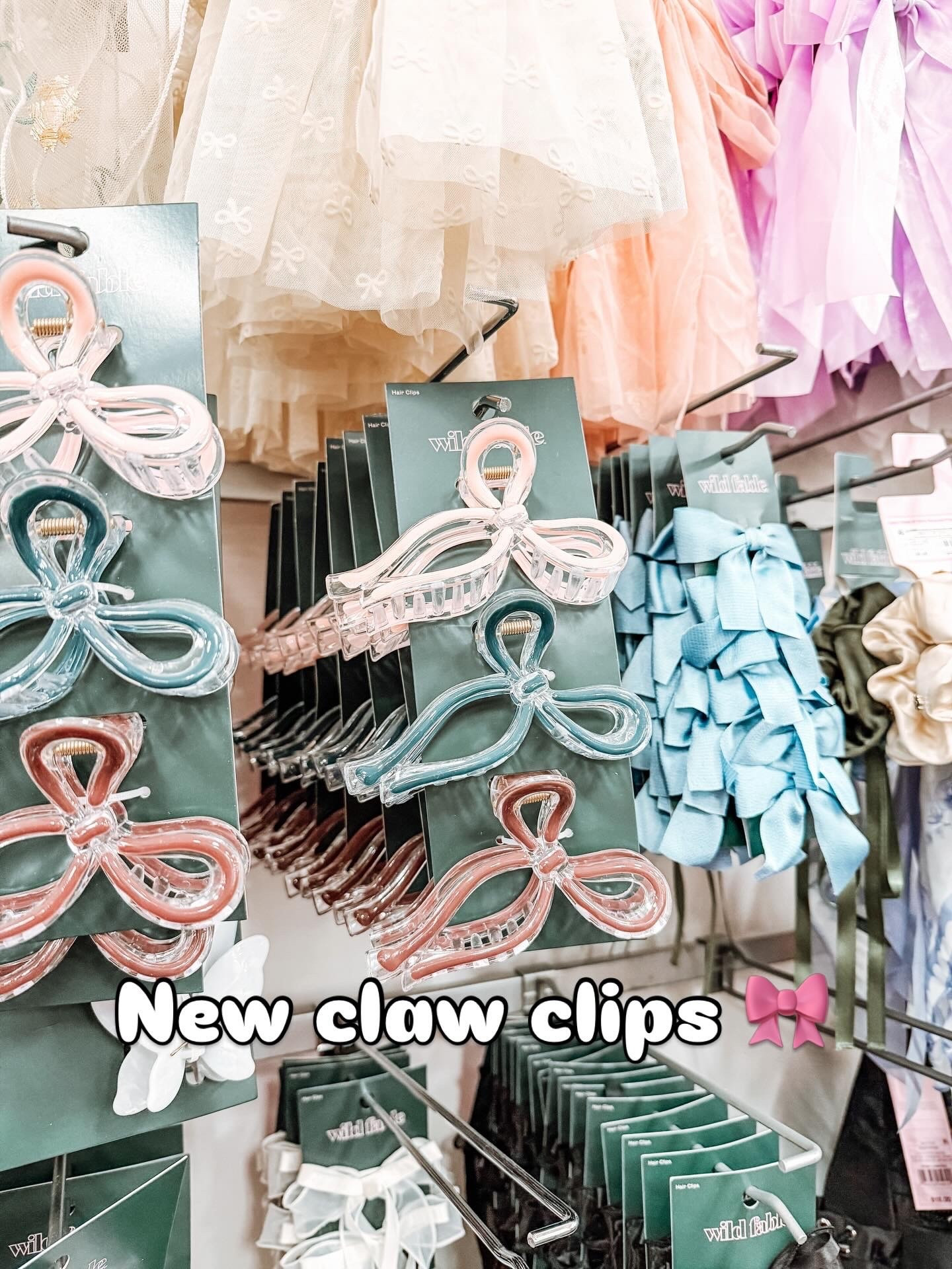 Love these bow claw clips. 🎀

#LTKBeauty #LTKSpringSale #LTKSaleAlert