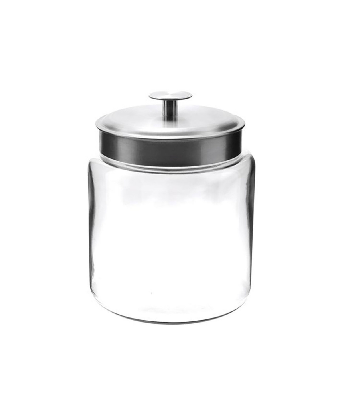 Anchor Hocking Glass 96-Oz. Metal-Lid Montana Jar - Clear/silver | Macy's