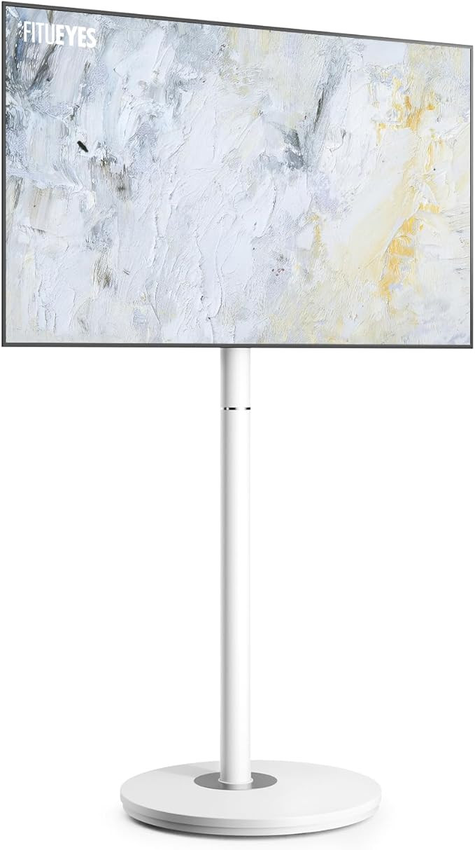 FITUEYES Design Mobile Rolling TV Cart for 32-65 Inches Television, Modern Corner TV Floor Stand ... | Amazon (US)