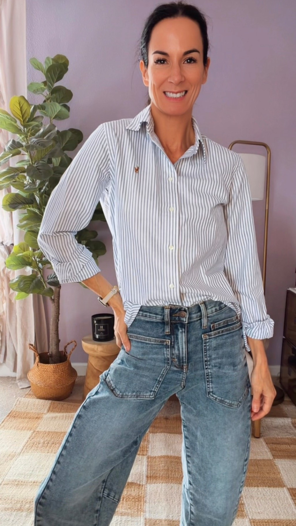 Classic. Cool. *Effortlessly elevated.*✨
The perfect slouchy denim paired with a crisp striped polo button-up is proof that wardrobe staples don’t have to be boring. This combo gives you polished, relaxed, and timeless all in the same breath.

Whether you’re running errands or grabbing a late lunch, this look does it all—and does it well.

#ootd #wardrobestaples #slouchydenim #effortlessstyle #NicoleColeeStyle 

L



#LTKgrwm #LTKGiftGuide #LTKootd
