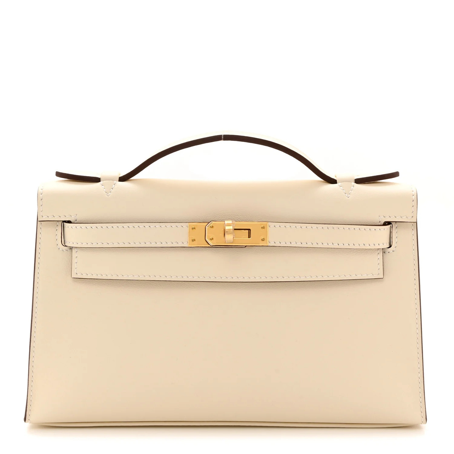 Swift Kelly Pochette Clutch Nata | FASHIONPHILE (US)