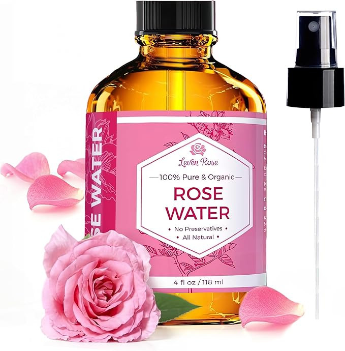 Rose Water Spray for Face by Leven Rose - Pure Natural Moroccan Rosewater Hydrosol Face Spray - O... | Amazon (US)