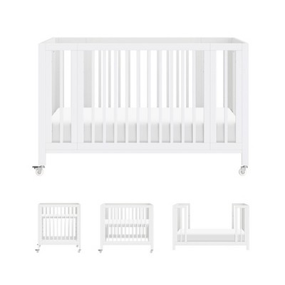 Babyletto Rolli 9-in-1 Convertible All-Stages Crib with Bassinet & Toddler Bed Conversion Kits - White | Target