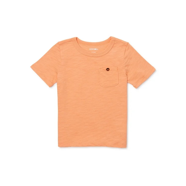 Garanimals Toddler Boys Pocket Tee with Short Sleeves, Sizes 18M-5T | Walmart (US)