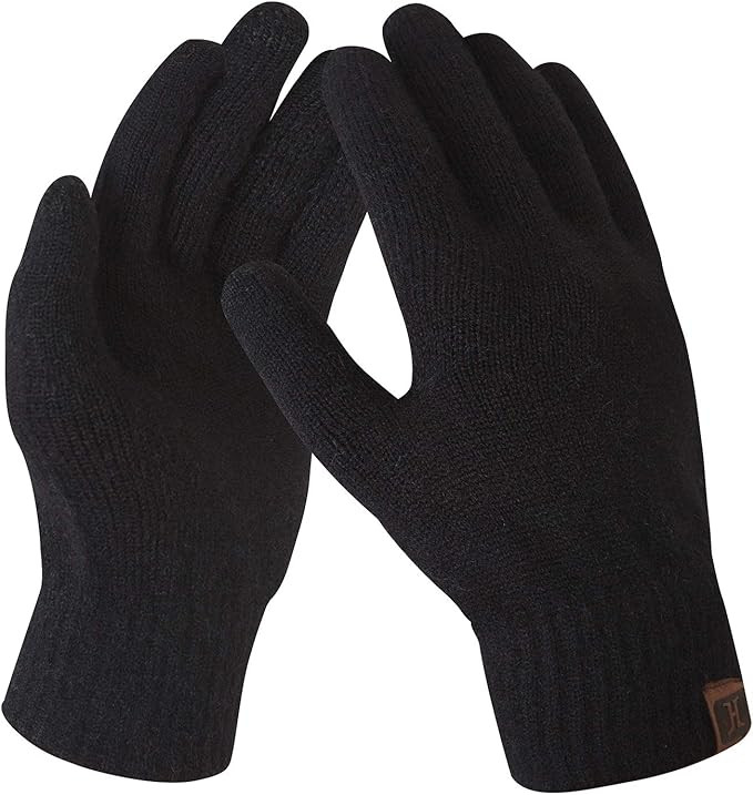 FZ FANTASTIC ZONE Women's Winter Touchscreen Wool Magic Gloves Warm Knit Fleece Lined for Women | Amazon (US)