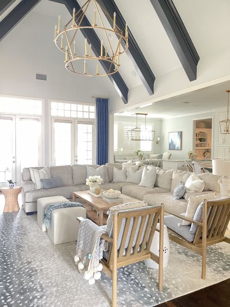 Cozy coastal grandmother living room. Most comfortable and affordable light colored sectional ever! On sale 50% off! Light blue, white, cream and beige decor. Woods and white home decor. 



#LTKsalealert #LTKstyletip #LTKhome