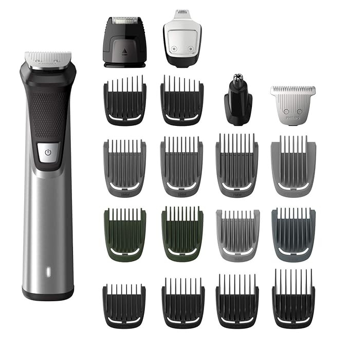 Philips Norelco Multigroom Series 7000, Men's Grooming Kit with Trimmer for Beard, Head, Body, an... | Amazon (US)