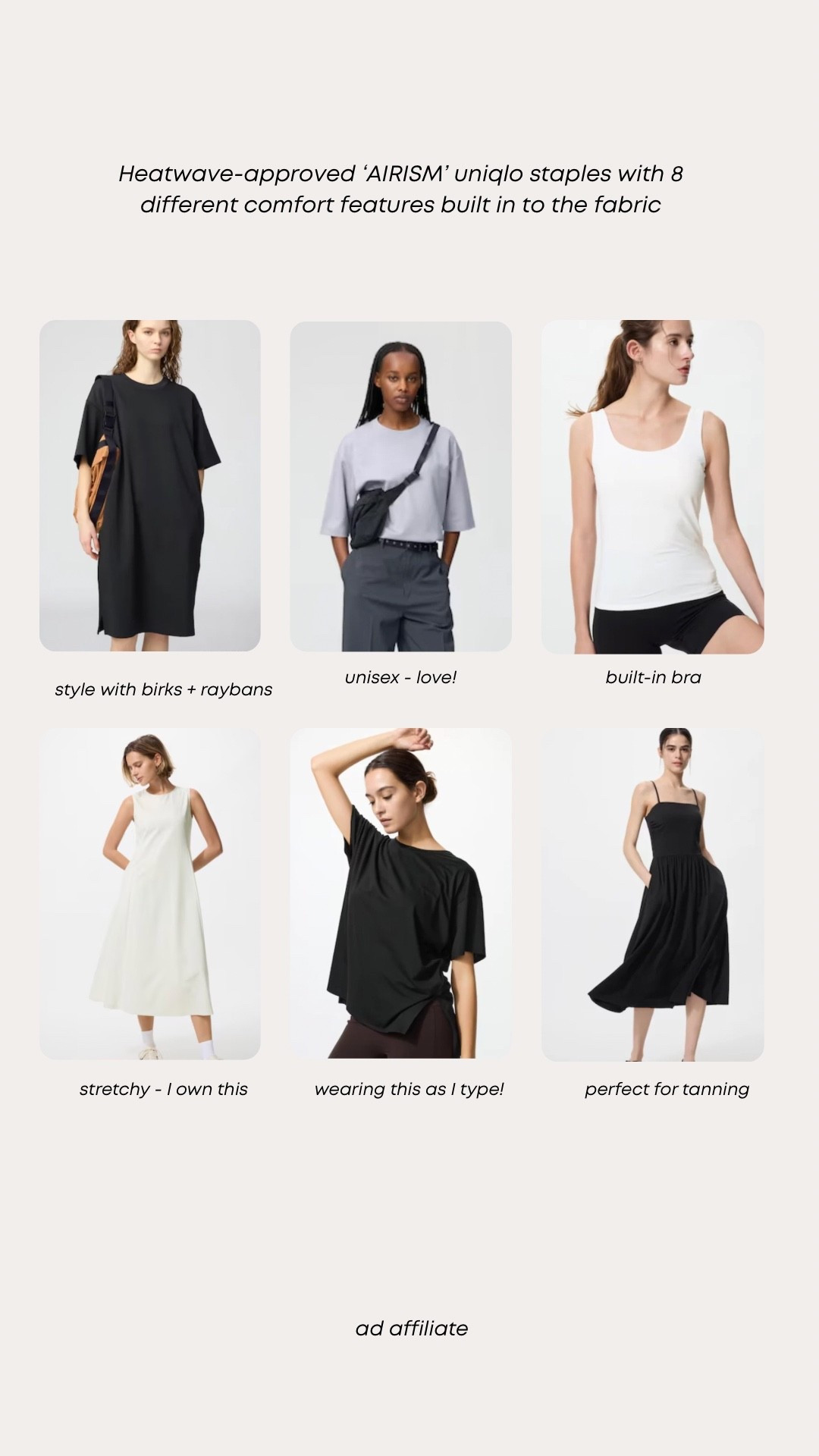 UK heatwave approved Uniqlo staples