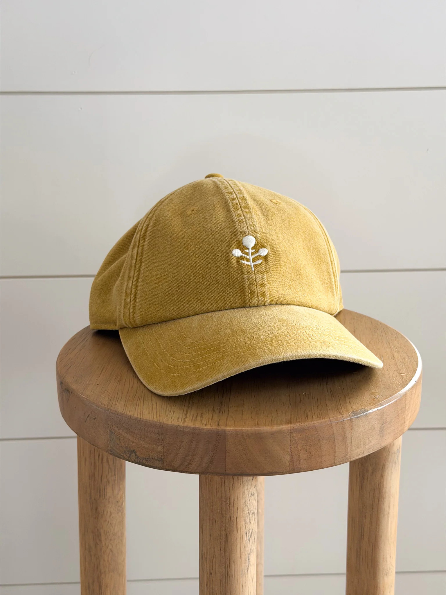 Marea Flower Baseball Hat - Chartreuse | Marea
