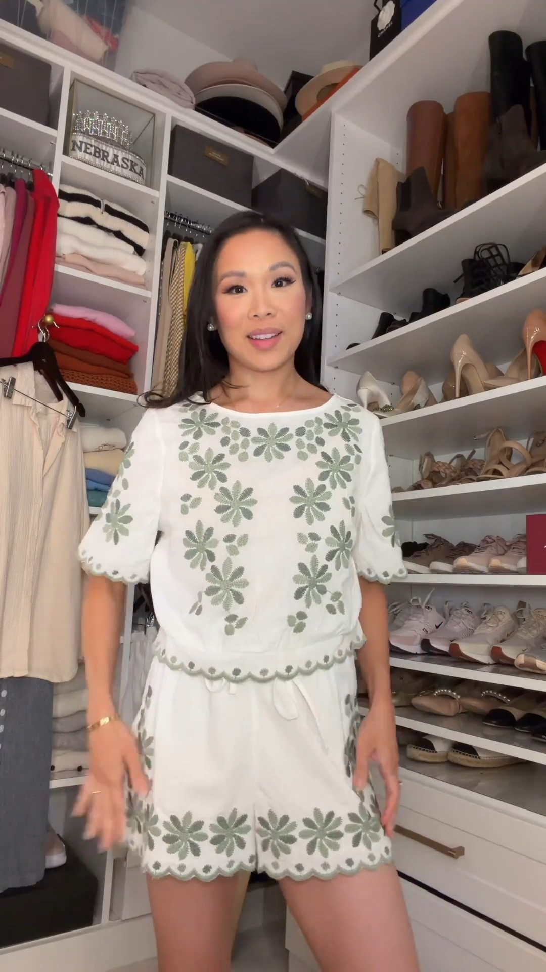 Green embroidered set from Sezane I will wear on repeat this summer. Lightweight, GOTS certified cotton and would also be a great swimsuit coverup.

#LTKootd #LTKmomlife #LTKSeasonal