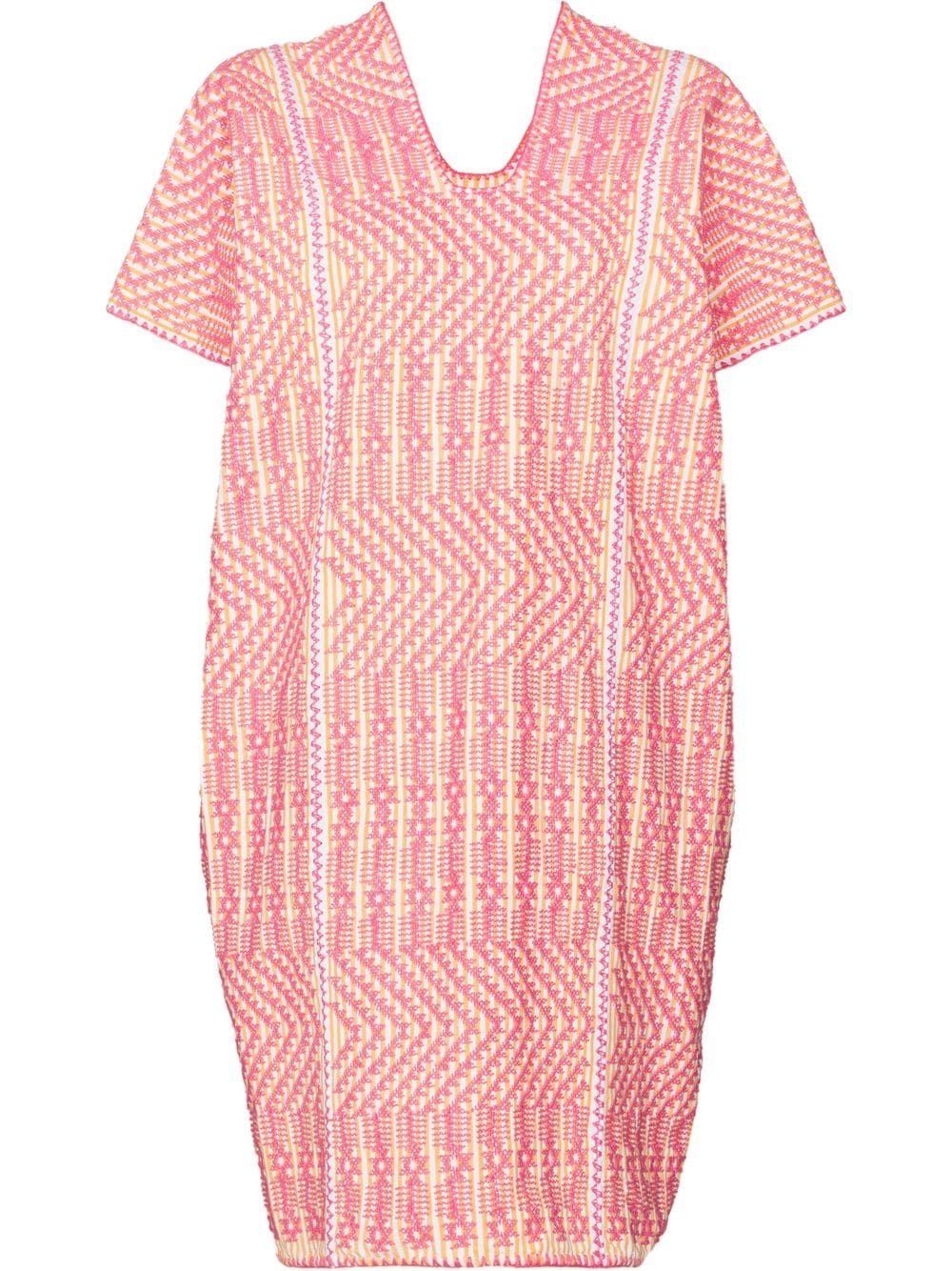 Pippa Holt Embroidered Shift Dress - Farfetch | Farfetch Global