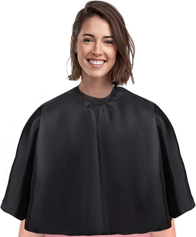 Waterproof Nylon Salon Cape for Hairstyling, Cutting, Dyeing, Shampooing, and Makeup Application | Amazon (US)
