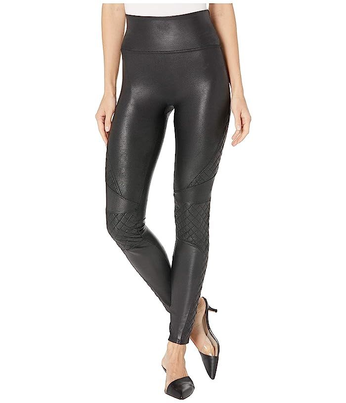 Faux Leather Quilted Leggings | Zappos