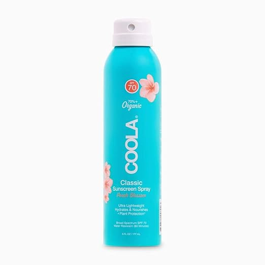 COOLA Organic Sunscreen SPF 70 Sunblock Spray, Dermatologist Tested Skin Care for Daily Protectio... | Amazon (US)