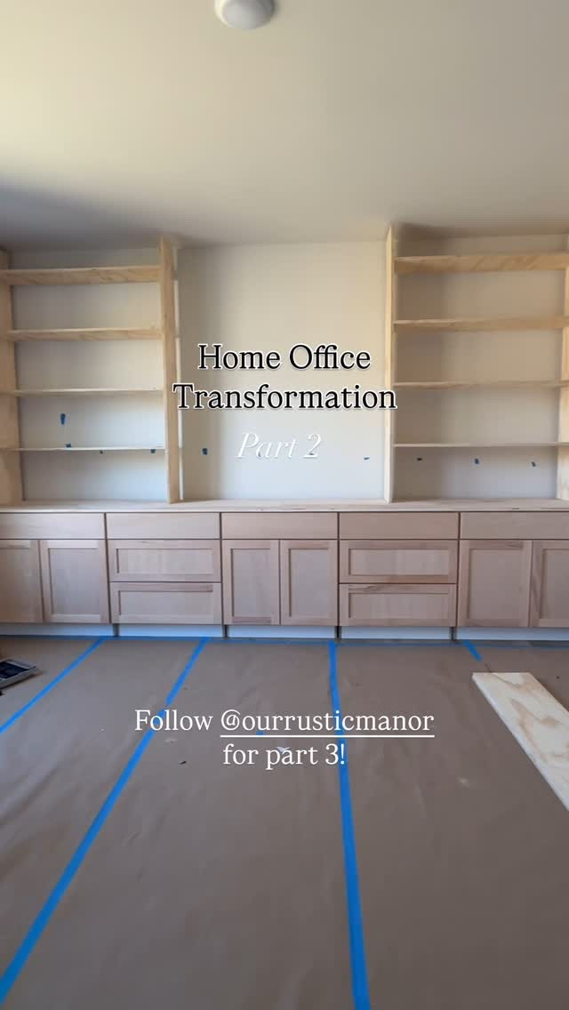 Part two of the home office project. Building the shelf tower.

Follow @ourrusticmanor for home decor and diy projects.

#homedecor #homeinspiration #homeoffice #officedesign #builtin #diy #diyhomeoffice #neutral #neutralhome #diyhomedecor #officeconstruction #homeimprovements #ａｅｓｔｈｅｔｉｃ