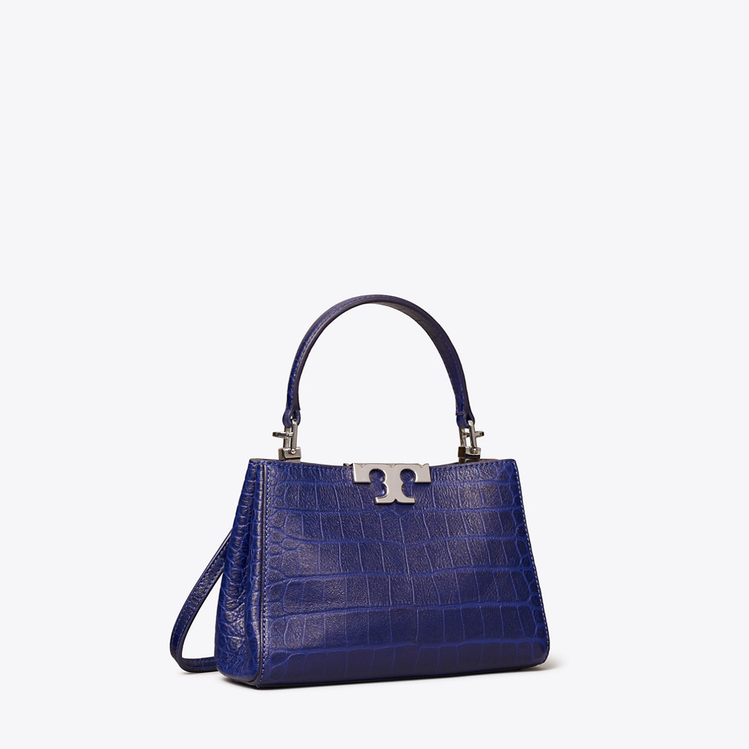 Tory Burch Mini Eleanor Soft Croc-Embossed Satchel | Tory Burch (US)