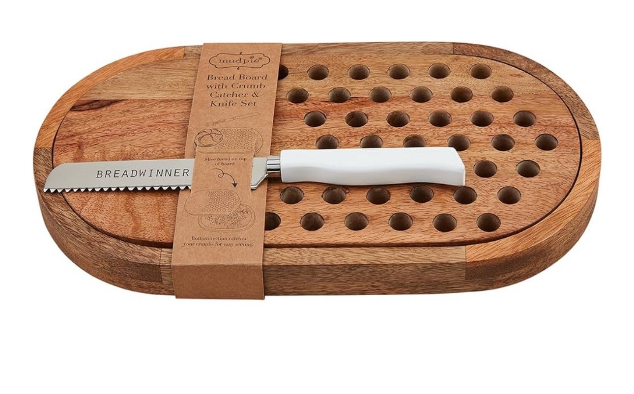 Great gift idea 🎁

Mud Pie Bread Set Serving, board 7" x 12 1/2" | knife 9", BROWN

#LTKSaleAlert #LTKFallSale #LTKHome