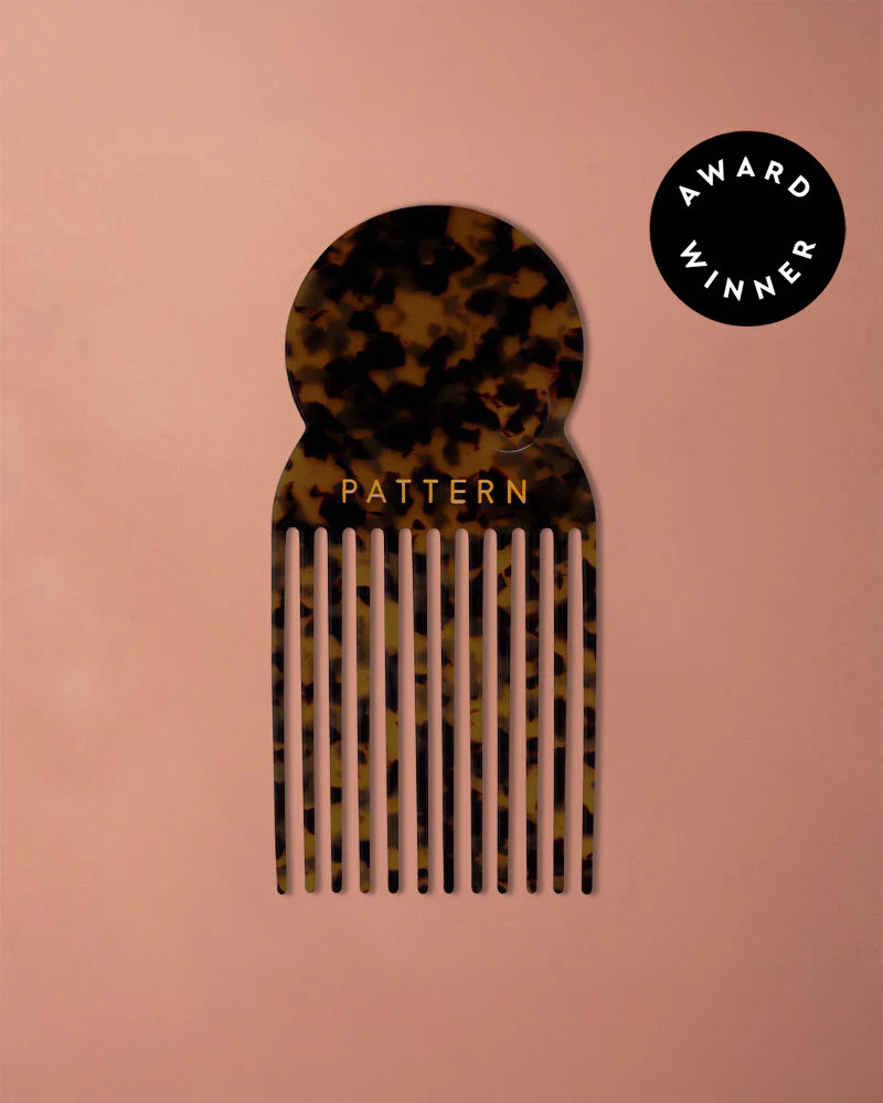 Afro Pick | Tortoise Shell Hair Comb | Pattern Beauty | Pattern Beauty