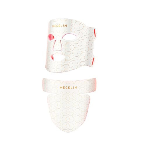 MEGELIN 7 Colors Led Red Light Therapy Face & Neck Mask, Led Light Therapy Mask for Face | Amazon (US)