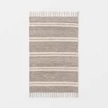2'1"x3'2" Indoor/Outdoor Scatter Striped Rug Tan - Threshold™ designed with Studio McGee | Target