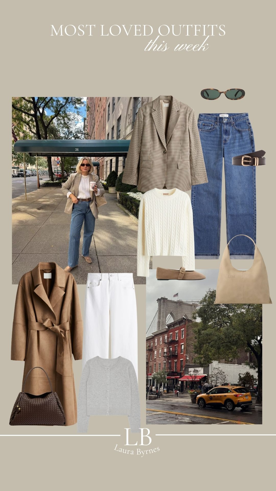 Your most loved outfits 🤎

Autumn Style, Autumn Jackets, Autumn Outfit, New York Outfit, Knitwear, Jeans, Wardrobe Staples, Jeans, Cropped Trench Coat, Scarf  Coat, Adidas Trainers, Suede Shoes , Suede Bag

#LTKautumn #LTKeurope #LTKuk