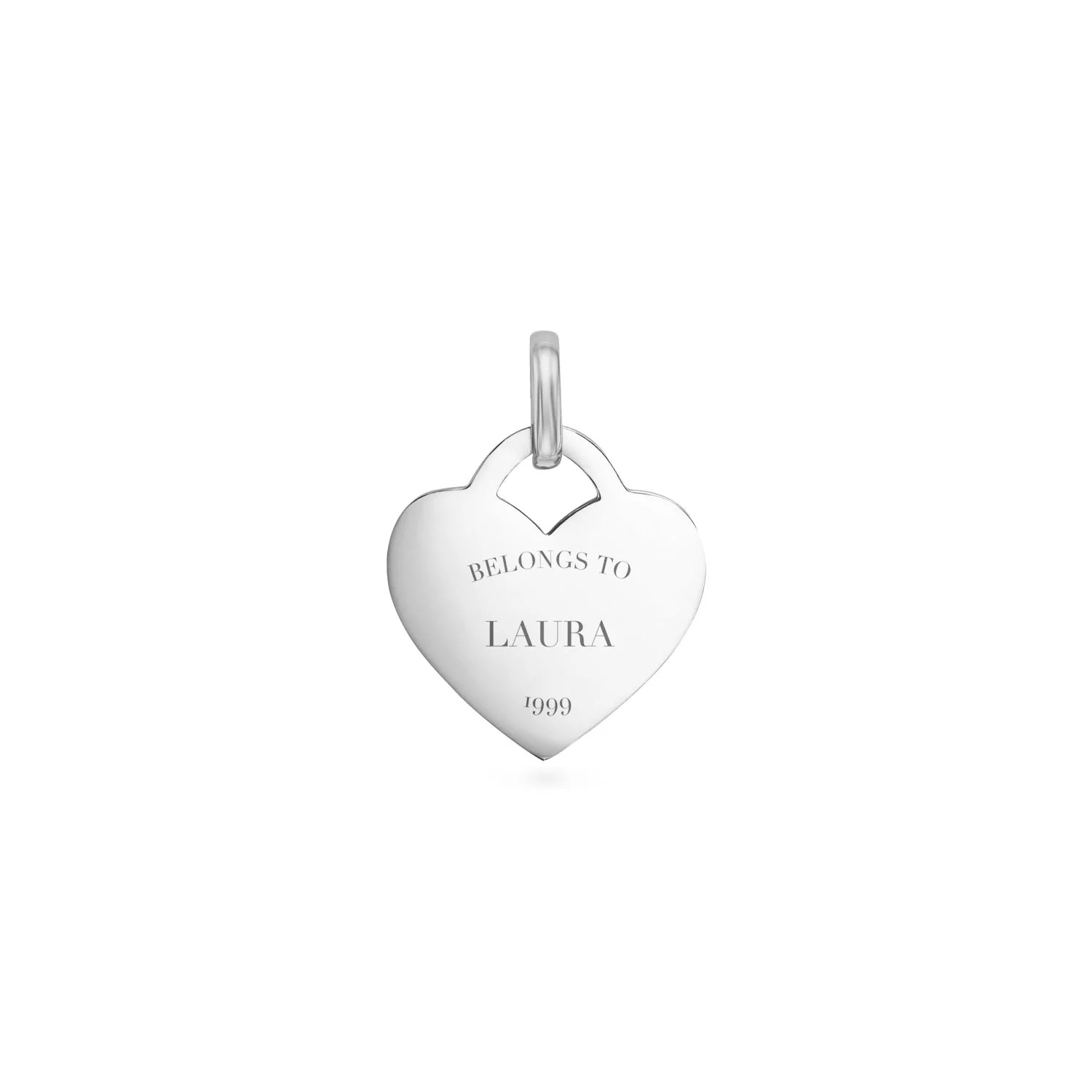 Heart Token Pendant (Silver) | Abbott Lyon