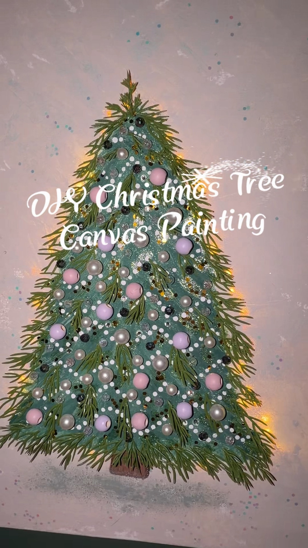 Fun and easy girls night Christmas craft idea! DIY Christmas Tree Canvas Painting! 
#diychristmasart
#girlsnightcraft
#craftnight

#LTKFindsUnder100 #LTKHoliday #LTKHome