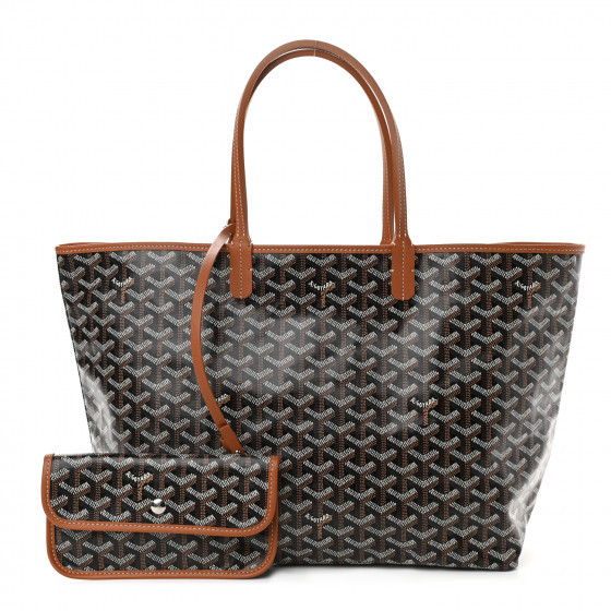 GOYARD Goyardine Saint Louis PM Black Gold | Fashionphile