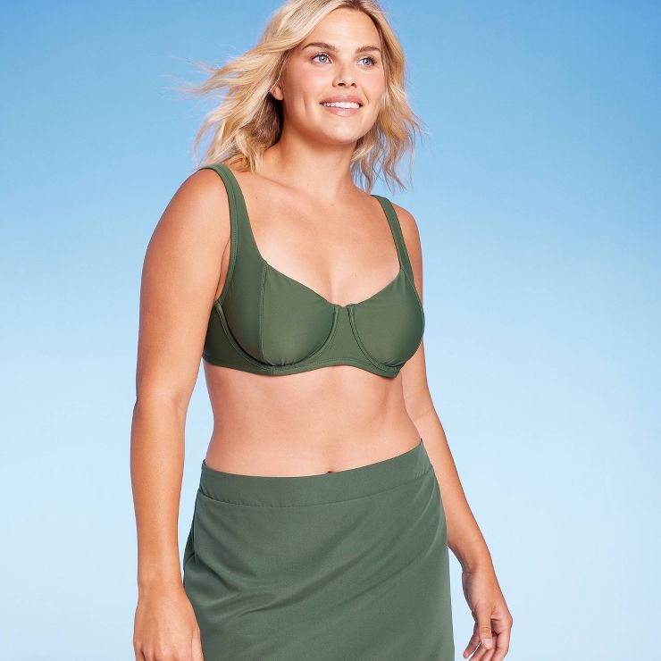 Women's Seamed Underwire Bikini Top - Kona Sol™ | Target