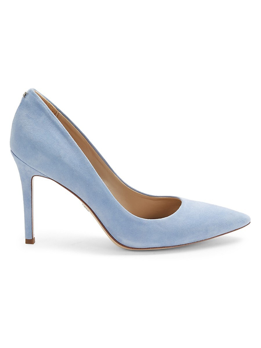 Sam Edelman Women's Hazel Point-Toe Suede Pumps - Cerulean Blue - Size 9 | Saks Fifth Avenue OFF 5TH